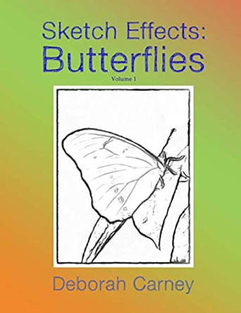 Sketch Effects: Butterflies: Coloring Book for Adults