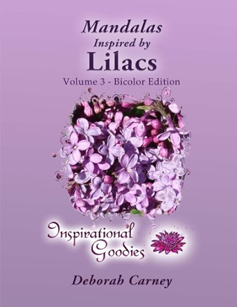 Mandalas Inspired by Lilacs – Volume 3 Bicolor: Adult Coloring Book – Inspired by Nature, Brought to life by you